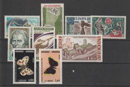 Andorre Français Année Complète 1976 Du 251 Au 259 9 Val. ** MNH - Volledige Jaargang