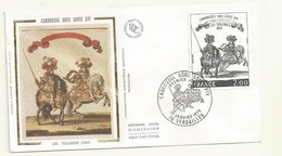 FDC CAROUSSEL  SOUS LOUIS XIV  14/01/1978    COTE  7  EUROS - 1970-1979