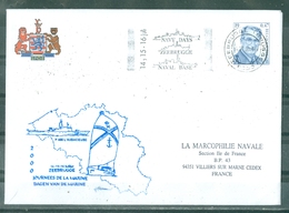 MARCOPHILIE - BELGIQUE - Journées De La Marine 14/16 Juli 2000 BBPP ZEEBRUGGE P 400 L'AUDACIEUSE. - Cartas & Documentos