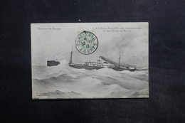 PORT SAÏD - Affranchissement Type Blanc De Port Saïd Sur Carte Postale Bateau En 1910 Pour Paris - L 35497 - Storia Postale