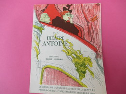 Programme / Théatre ANTOINE/ Simone Berriau/Les Mains Sales/ Sartre/ A LUGUET: F PERIER/1948   PROG229 - Programmi