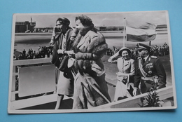 Aankomst LUXEMBURGSE VORSTEN Op SCHIPHOL / Royal Family Arrived In Holland ( Uitg. Takken ) Anno 1956 ( Zie Foto ) ! - Famiglia Reale