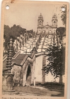 Portugal & Circulated, Bom Jesus Do Monte, Five Senses, Braga, Póvoa De Midões, Correio Da Tábua 1948 (2) - Monuments