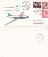 L-Luxembourg 1970 - Vol Inaugural "Luxembourg-Tunis" (7.239) - Storia Postale