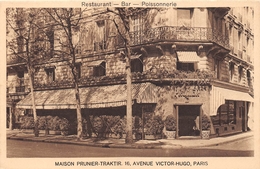 ¤¤  -  PARIS   -   Restaurant, Bar, Poissonnerie  -  Maison " PRUNIER-TRAKTIR " 16 Avenue Victor-Hugo     -  ¤¤ - Arrondissement: 16