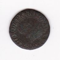 PL 9) 6 > Louis XIII Double Tournois 1612 A (avec Petit D) - 1610-1643 Ludwig XIII. Der Gerechte