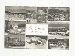 Cp , Suisse ,  VD , ST CERGUE ,  Vierge ,multi Vues ,  Ed. Bovey - Saint-Cergue