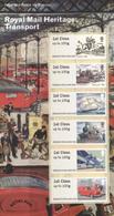 Great Britain 2018, Royal Mail, Transport, Cars, Ship, Horse, Train, Plane, 6val - Smilers Sheets