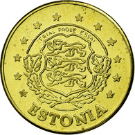 Estonia, Fantasy Euro Patterns, 10 Euro Cent, 2004, SPL, Laiton - Estonie