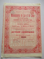 Manufactures De Lin Et De Coton - Kostroma - établissements Russes Gratry Gérard Et Mikine - Russie