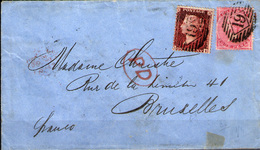 Gran Bretaña Nº 14 Y 18. Año 1855/57 - Lettres & Documents