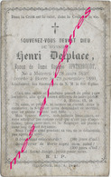 En 1880 Méteren Et Borre (59) Henri DELPLACE Ep Eugénie SPETEBROODT Né 1830 En L'état - Obituary Notices