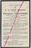 En 1916 Merris (59) Théophile DELPORTE Membre Des Confréries De Trépassés Et St Sacement 74 Ans - Obituary Notices