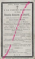 En 1899 Berthen Et Météren (59) Rosalie LAHAYE Ep Jean DEVOS Et Pierre COLAERT - Obituary Notices