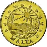 Malte, Fantasy Euro Patterns, 10 Euro Cent, 2004, SPL, Laiton - Malta