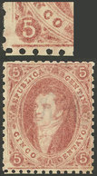 ARGENTINA: GJ.19j, 1st Printing, With Variety "Bottom Left Angle Incomplete", Position 19, Mint, Excellent Quality, Very - Covers & Documents