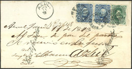 ARGENTINA: Front And Part Of The Back Of A Registered Folded Cover Sent To The Justice Of The Peace Of Azul On 7/JUN/187 - Covers & Documents