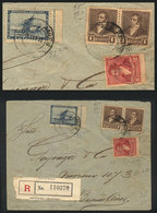 ARGENTINA: RARE IMPERFORATE STAMP ON COVER: Registered Cover Used In Buenos Aires On 12/OC/1892 With 12c. Postage That I - Brieven En Documenten