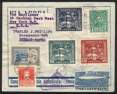 ARGENTINA: RARE MIXED POSTAGE ON ZEPPELIN COVER: Cover Sent From Asunción (Paraguay) On 14/MAY/1930 To Be Carried On The - Covers & Documents