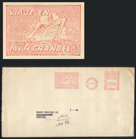 ARGENTINA: Cover Used In Buenos Aires On 24/AP/1956, Meter Postage With Attractive Advertising Slogan Of Italmar Ship Li - Cartas & Documentos
