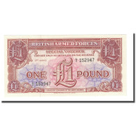 Billet, Grande-Bretagne, 1 Pound, Undated (1956), KM:M29, NEUF - Fuerzas Armadas Británicas & Recibos Especiales