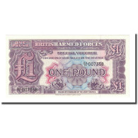 Billet, Grande-Bretagne, 1 Pound, Undated (1948), KM:M22b, NEUF - Fuerzas Armadas Británicas & Recibos Especiales