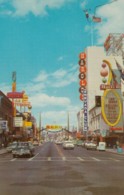 Reno Nevada, Virginia Street Scene, Casinos Autos, C1960s Vintage Postcard - Reno