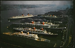 The Port Of New York  -  Ansichtskarte Ca. 1963    (11401) - Transportmiddelen