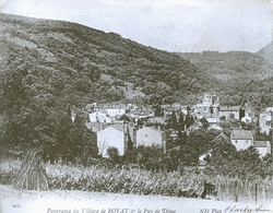 Delcampe - ROYAT CARTE PANORAMIQUE DOUBLE - Royat