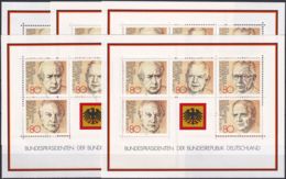 DEUTSCHLAND 1982 Mi-Nr. Block 18 5 Stück ** MNH - 1981-1990