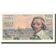 France, 1000 Francs, Richelieu, 1955, 1955-04-07, SUP+, Fayette:42.12, KM:134a - 1 000 F 1953-1957 ''Richelieu''