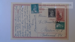 D165695  Postal Stationery - Entier  -TURKEY  1926 - Uprated - PU 1934  Sent To Berlin - Briefe U. Dokumente