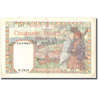 Billet, Algeria, 50 Francs, 1942, 1942-08-14, KM:87, SUP - Algerien