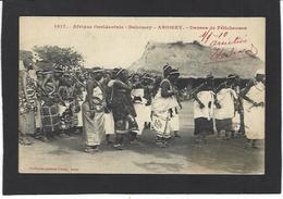 CPA Fétiche Afrique Noire Dahomey écrite - Dahomey