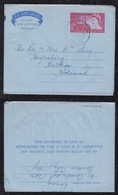 Canada 1957 PAQUEBOT Enlish Aerogramme Stationery Air Letter HALIFAX To HATTEM Netherlands - Lettres & Documents