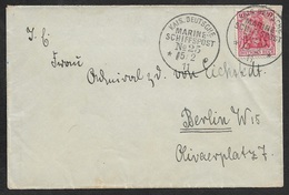 1911 - DR - KAIS. DEUTSCHE MARINE SCHIFFSPOST Nº 25 Nach BERLIN - PRACHT - Storia Postale