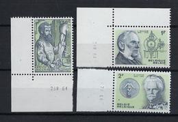 N°1281/1283 (drukdatum) MNH ** POSTFRIS ZONDER SCHARNIER SUPERBE - Coins Datés