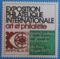 France 1975 : ARPHILA Du 6 Juin Eu 16 Juin Grand Palais Paris N° 20 - Philatelic Fairs