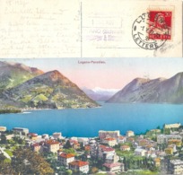 Lugano - Paradiso  (datierter Stempel Hotel Schweizerhof)          1927 - Paradiso