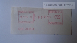 D165759  EMA-METER STAMP-FREISTEMPEL  -CUT  -Argentina - BuenosAires  1975 - Frankeervignetten (Frama)