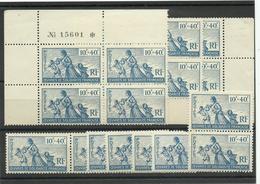 1943 Col. Gen. N° 66 Neufs** X 20, MNH Cote YT 120€ - Autres & Non Classés