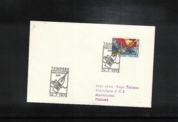 Finland 1973 Tampere Canoe Championship Interesting Cover - Kanu