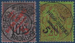 France Colonies Diego Suarez N°11 Et 12 Oblitérés Superbes !! - Used Stamps