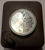 Poland Australia Tuvalu 2010 1 $, 1oz Silver PROOF Coin, 31,135 G, 40,60 Mm, Music Frederic Chopin Composer Pianist - Tuvalu
