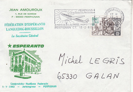 ESPERANTO  -  Lettre  Languedoc Roussillon - Esperanto