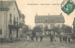 90 - BEAUCOURT - Place Neuve - Salle Des Fetes - Animée Café Restaurant - Beaucourt