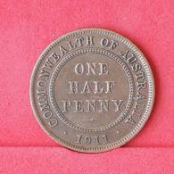 AUSTRALIA 1/2 PENNY 1911 -    KM# 22 - (Nº29982) - ½ Penny