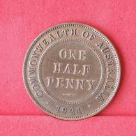 AUSTRALIA 1/2 PENNY 1921 -    KM# 22 - (Nº29989) - ½ Penny