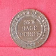 AUSTRALIA 1/2 PENNY 1922 -    KM# 22 - (Nº29990) - ½ Penny