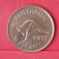 AUSTRALIA 1 PENNY 1951 -    KM# 43 - (Nº30006) - Penny